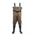 PVC Material Fishing Chest Wader Suit with PVC Boots from China